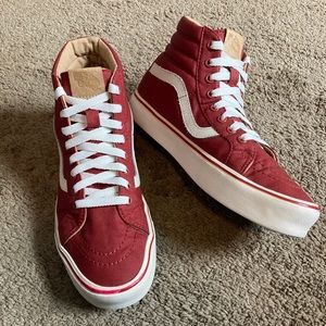 Rust Red Vans M/8 W/9.5
